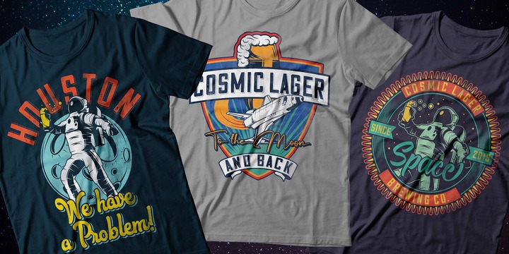 Example font Cosmic Lager #5